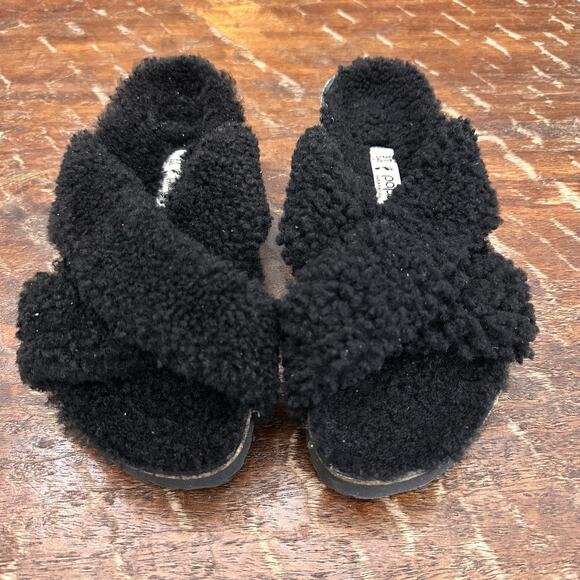 BIRKENSTOCK PAPILLIO Daytona Shearling Teddy Crossover Sandal Sz L 6 US 37 EU - Picture 2 of 8